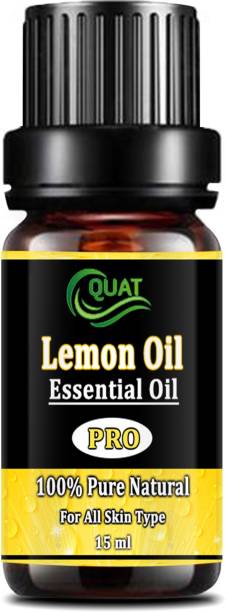QUAT Lemon Essential Oil for Skin, Hair, Face, Acne Care, 100% Pure, Natural
