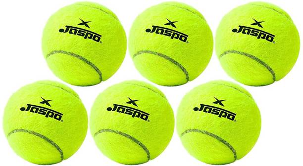 Jaspo Natural Rubber Synthetic Tennis Ball Green Medium...
