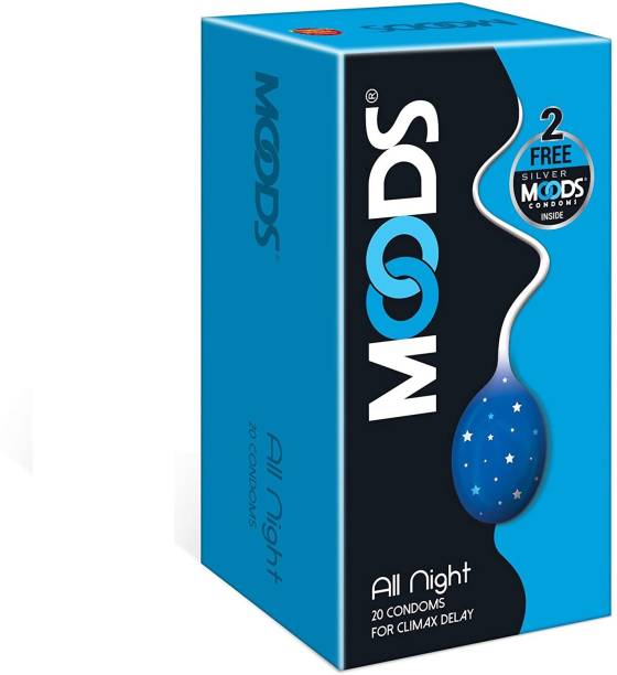 MOODS Blue All Night Condom Condom