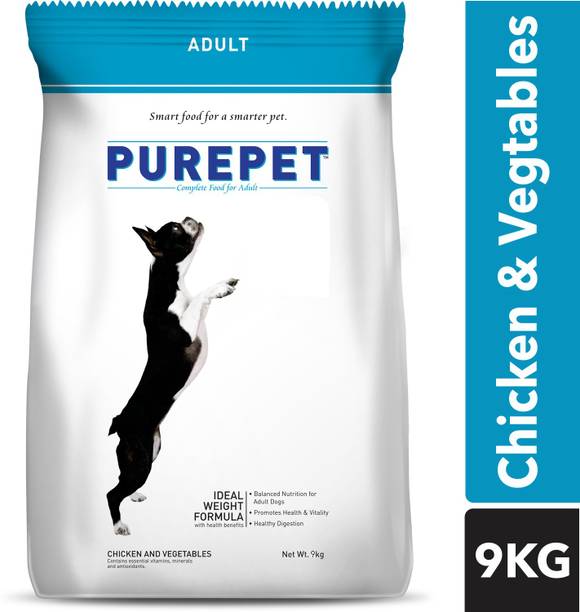 purepet Chicken and Vegetable 9 kg Dry Adult Dog Food