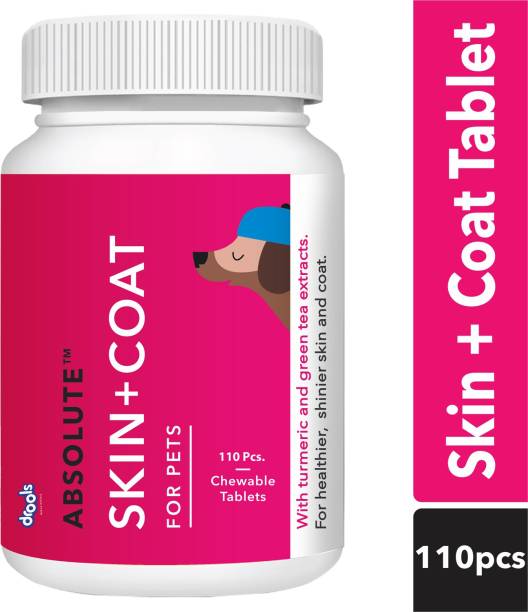 Drools Skin and Coat Tablet - 110 Pieces Pet Health Supplements