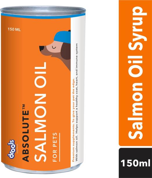 Drools Salmon Oil Syrup Pet Health Supplements