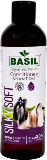 BASIL Moisturizing Shampoo Silky Soft Conditioning, Anti-dandruff, Whitening and Color Enhancing Basil Dog Shampoo