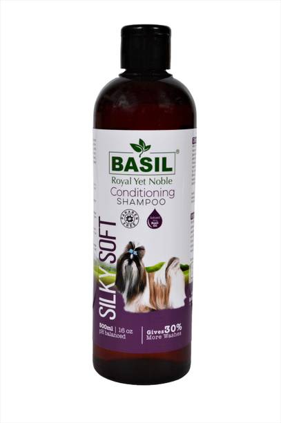 BASIL Silky Soft Conditioning Shampoo Conditioning, Anti-fungal Basil Dog Shampoo