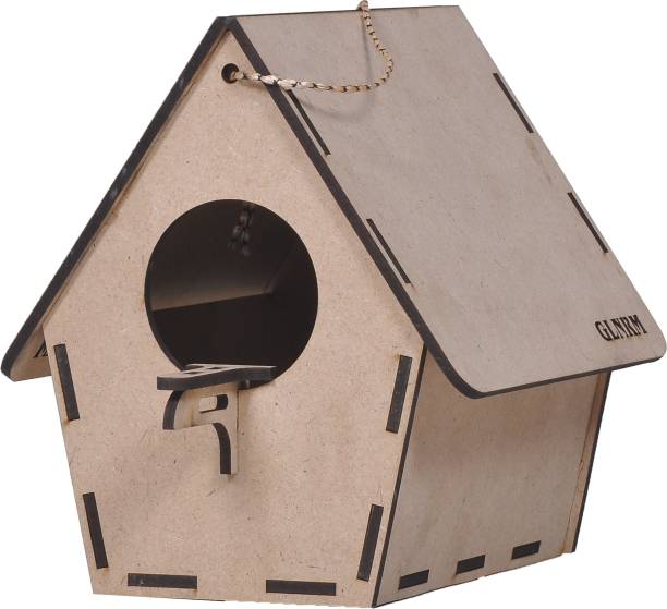 GLNRM wooden 1 pieces bird home kingfisher home bird stand bird house Bird House