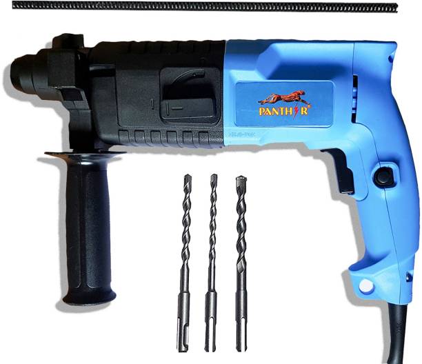 PANTHER Reversible Rotary Hammer Drill machine SDS Plus with 3 Hammers Bits Rotary Hammer Drill