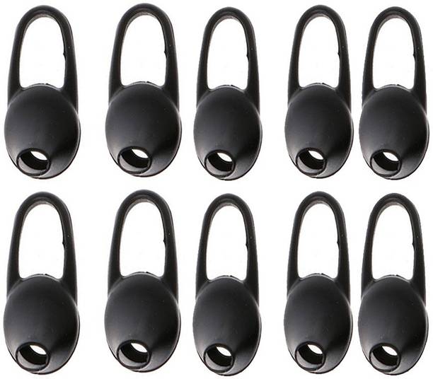 BBS TECH 10 Pcs Black Bluetooth Silicon Earbud Eartip Earpad Earcushion Earplug for All Bluetooth Headset (White) In The Ear Headphone Cushion In The Ear Headphone Cushion