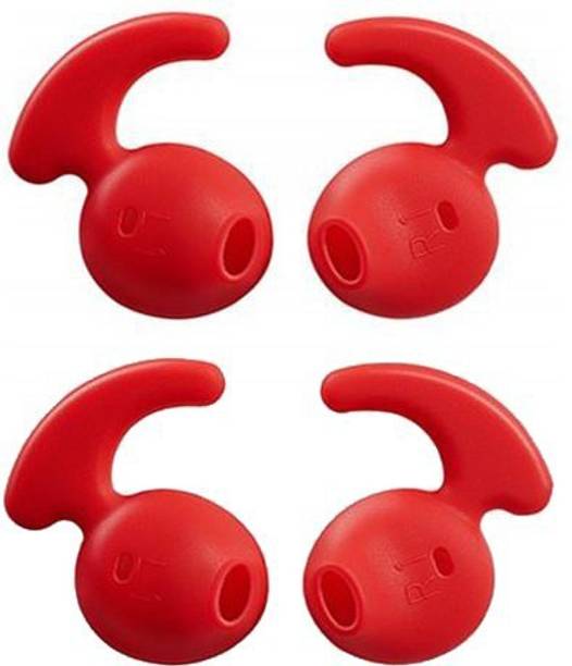 Somapa 4 pcs (2 Pair) S7 Earbuds Silicone Replacement Ear Tips In The Ear Headphone CushionÂ Â (Pack of 4, Red) In The Ear Headphone Cushion