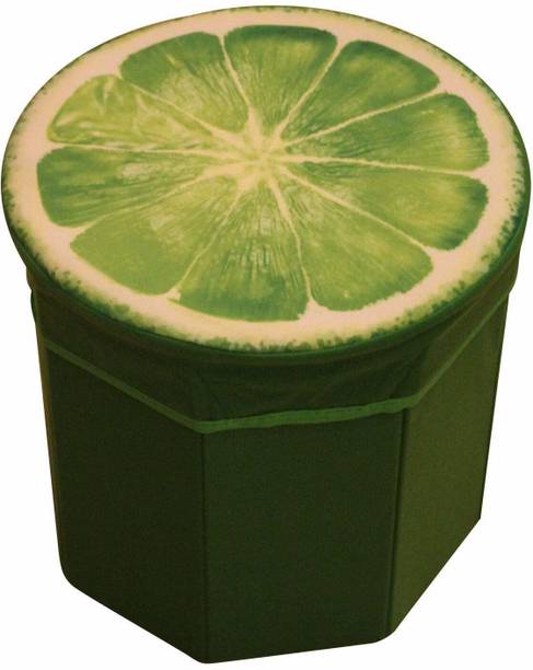 FunBlast Multi-Functional Folding Storage Ottoman Box Organizer Cum Stool with Seat Cushion, Storage Boxes for Toys for Kids Storage Box