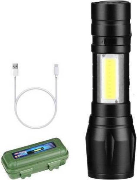 MHAX Metal Rechargeable Tactical Flashlight Torch Torch