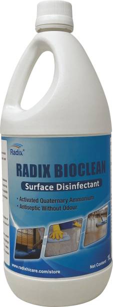 Radix BIOCLEAN | SURFACE & AERIAL DISINFECTANT | CDC & DRUG DEPT APPROVED FORMULATION | QUATERNARY AMMONIUM COMPOUND ( 1ltr)