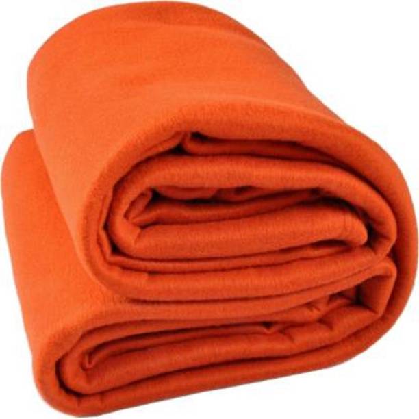 SRCHOME Solid Double Woollen Blanket for  Heavy Winter
