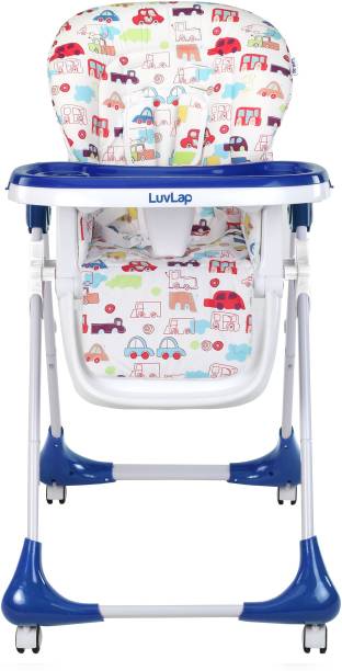 LuvLap Royal Baby High Chair, 3 position Recline, 7 Level Height Adjustment, 6 Month+,
