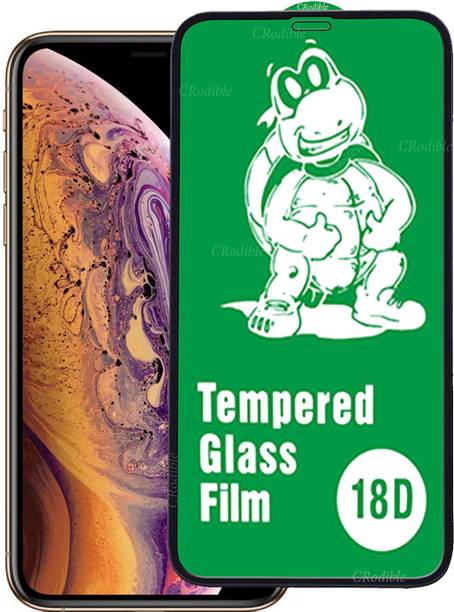 DeepzHub Edge To Edge Tempered Glass for Apple iPhone XS