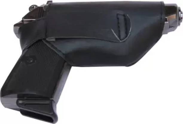 Ala Flame Refillable Premium Heavy Metal 508 Pistol Gun Shaped Design Cigarette Pocket Lighter -Windproof Lighter -Jet Flame -Pocket Lighter Pocket Lighter