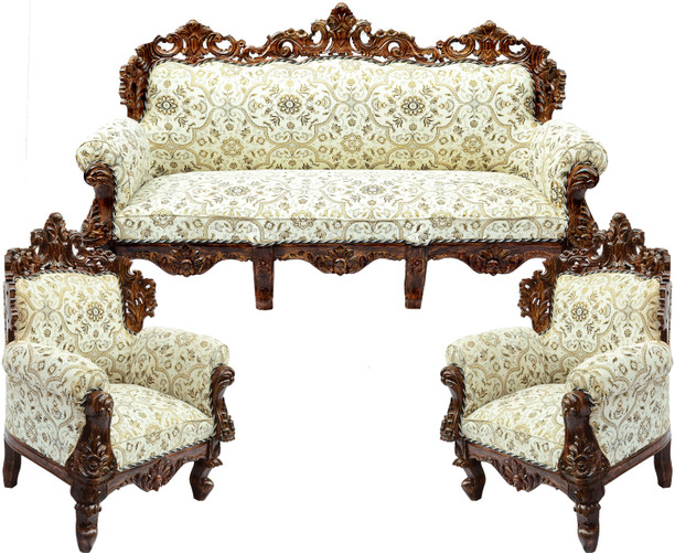 Flipkart wooden sofa set clearance