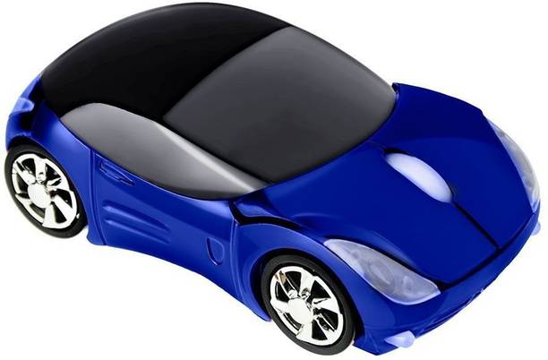 microware Wireless Computer Mouse 2.4GHz Wireless 3D Sports Racing Car Shaped Optical PC Mouse USB Laptop Tablet Mouse Computer Cordless Gaming Mouse for Home Office Wireless Ambidextrous Optical  Gaming Mouse