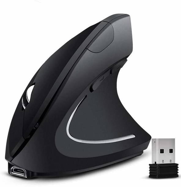 microware Ergonomic Mouse 800/1200/1600 Dpi Optical Mouse Wireless Optical  Gaming Mouse  with Bluetooth