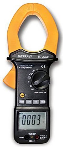 Metravi DT-3250 AC/DC Big Jaw Clamp Meter Auto-ranging,1000A, Fully-protected Digital Multimeter