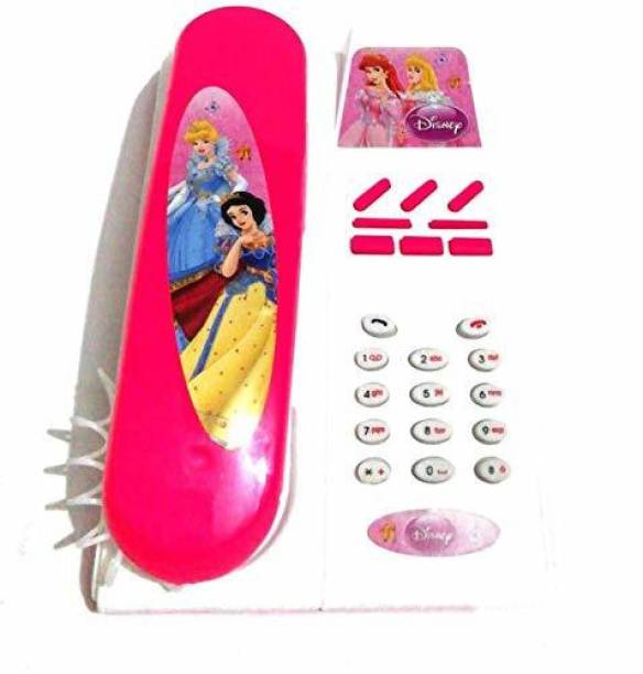 shri sai traders Kid's Frozen Landline Battery Operated Phone Toy