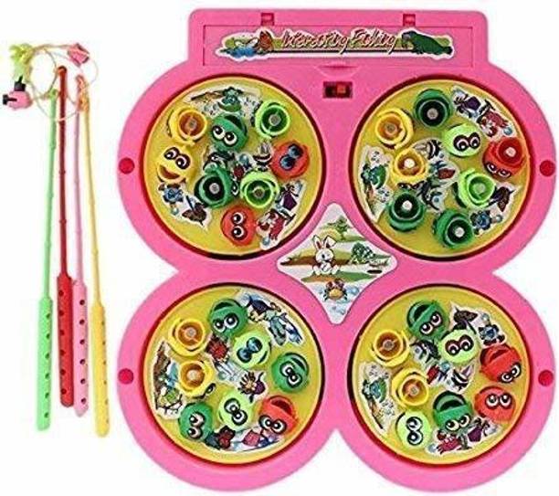 mega star omplete family entertainment set for kids fish catching game