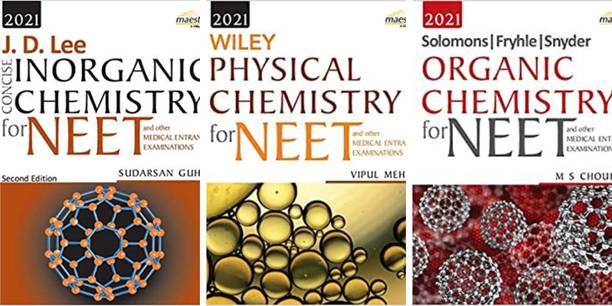 Wiley Combo For NEET And Other Medical Entrance Examinations, 2020ed - Physical Chemistry | Inorganic Chemistry | Organic Chemistry (Set Of 3 Books)