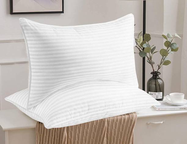 MARUTI TEXTILESS BED SHEET Striped Pillows Cover