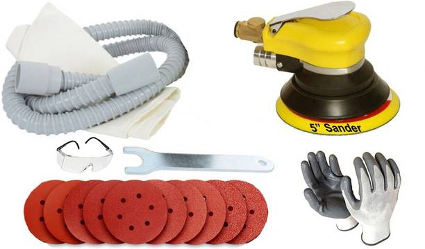 Mass Pro Pneumatic 5" Orbital Sander 125mm Random Orbital Sander Mega 5 inch Random Orbital Sander