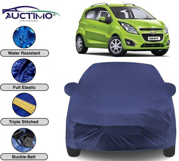 AUCTIMO Car Cover For Chevrolet Beat (With Mirror Pockets)