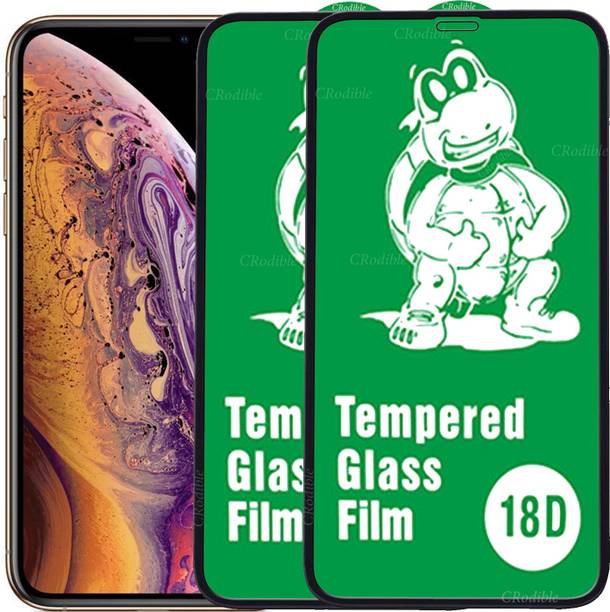 DeepzHub Edge To Edge Tempered Glass for Apple iPhone XS