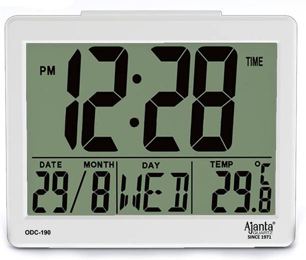 AJANTA Digital 10.5 cm X 12.5 cm Wall Clock