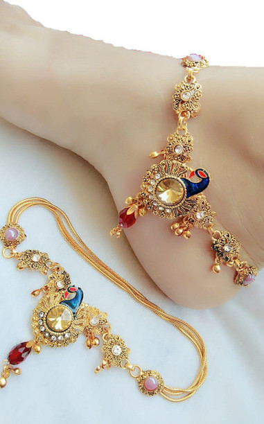 Real gold payal price clearance