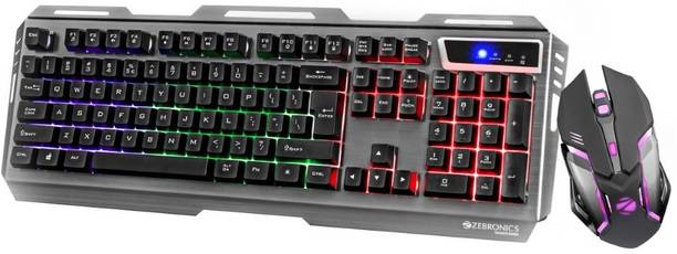 ZEBRONICS Zeb - TRANSFORMER (BLACK) Combo Set