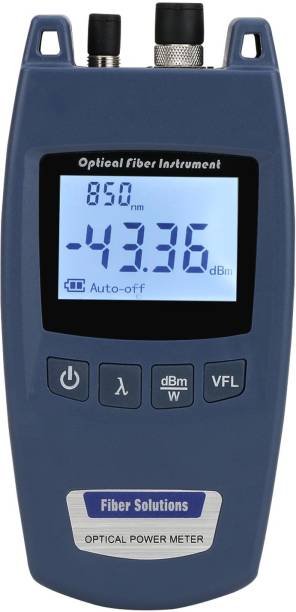 kathiriyas HCI® 2 in 1 (OPM + VFL) Fiber Optical Multimeter -50 ~ +26dBm Optical Power Meter& OLED Color Screen 1 Year Warranty Digital Multimeter (Blue 8000 Counts) (With VFL) Frequency Meter