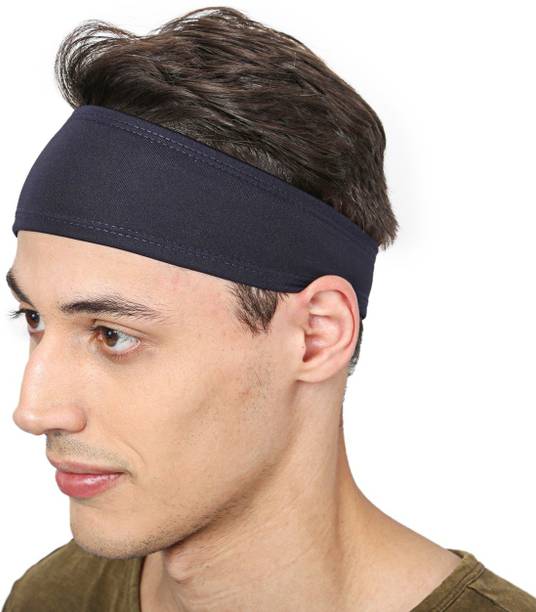 Bismaadh Mens Headband - Running Sweat Head Bands for Sports - Athletic Sweatbands for Workout/Exercise, Tennis & Football - Ultimate Performance Stretch & Moisture Wicking Head Band