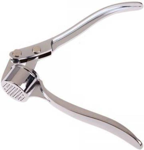 Craftale Stainless Steel Garlic Press Crusher Vegetable & Fruit Scraper Stainless Steel Masher