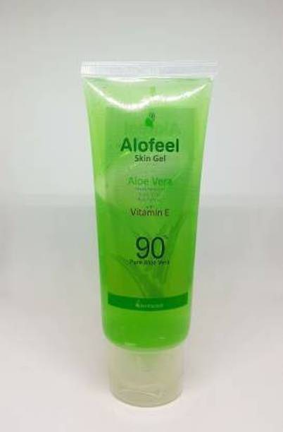 ALOFEEL Alovera Skin Gel | 90% Pure Alovera With Vitamin E| 100gm