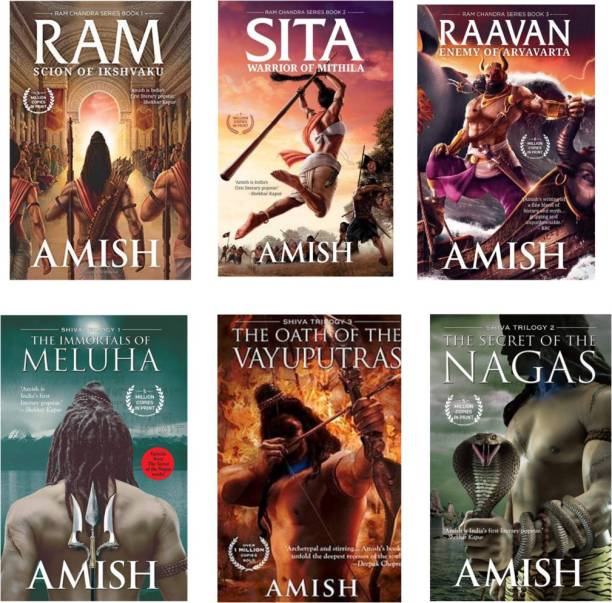 Amish Books Combo (Set Of 6)- Collection By Amish Tripathi Paperback – 1 January 2015