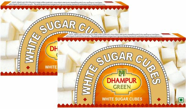 Dhampur White Sugar Cubes 500g Natural Table Sugar