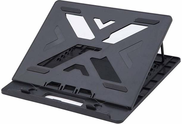 Nsinc Adjustable Laptop Stand Riser for Desk, Fits Upto 15.6 inch Notebook, Ventilated Laptop Cooling Stand with 7 Tilt Levels Laptop Stand