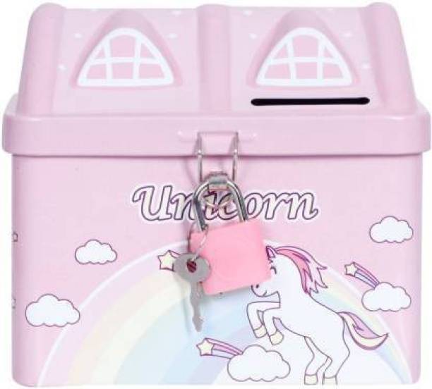 vagmine kreations Unicorn Piggy Bank (Pack of 1) Pink Color Coin Bank