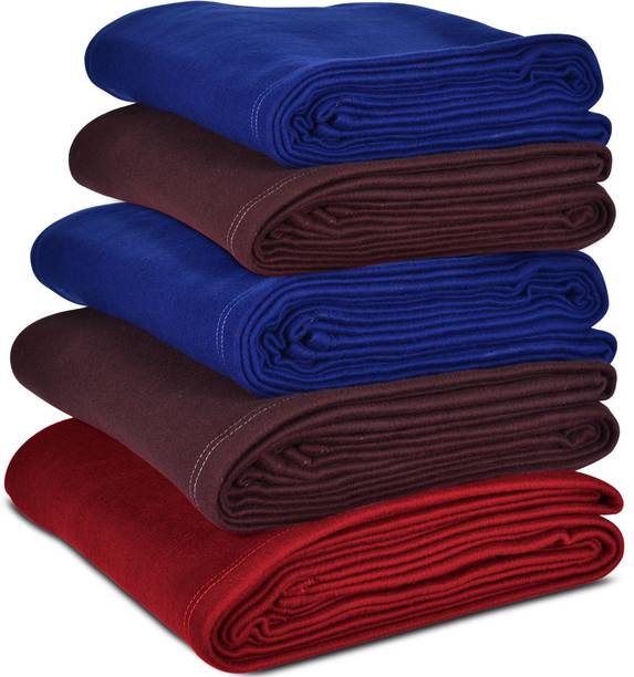 Flipkart SmartBuy Solid Single Fleece Blanket for  Heavy Winter