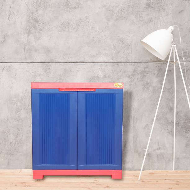 National Planet Power Small Cupboard,Red & Blue Plastic Cupboard