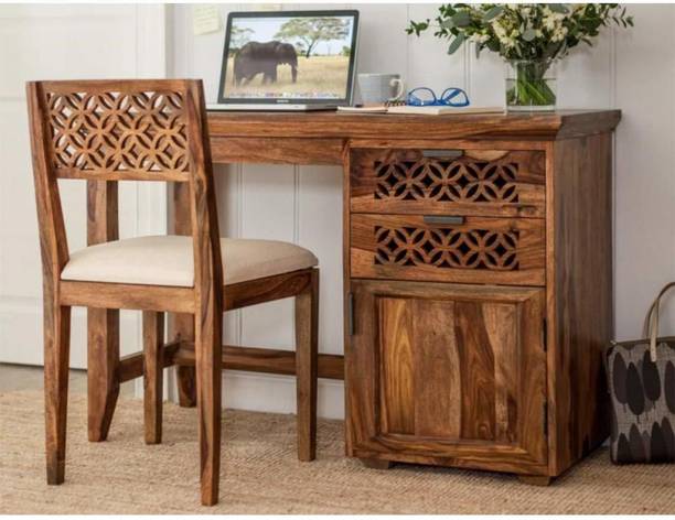 Krishna Art Sheesham Wood Writing Study Table for Students & Adults |Laptop Table | Solid Wood Study Table