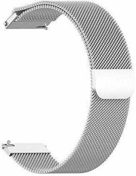 Viraan 22mm (Medium)Stainless Metal Magnetic Closure Band Compatible with Galaxy Watch 3 45mm, Gear S3, Galaxy Watch 46mm. Smart Band Strap
