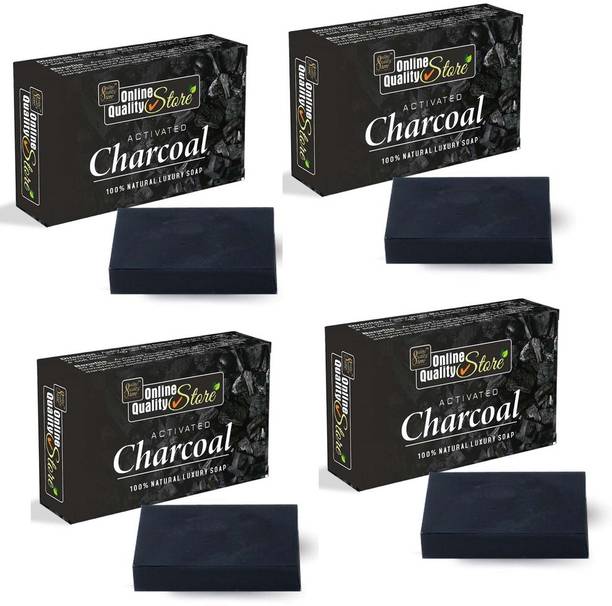 Online Quality Store Activated Charcoal Soap for face and Body Wash