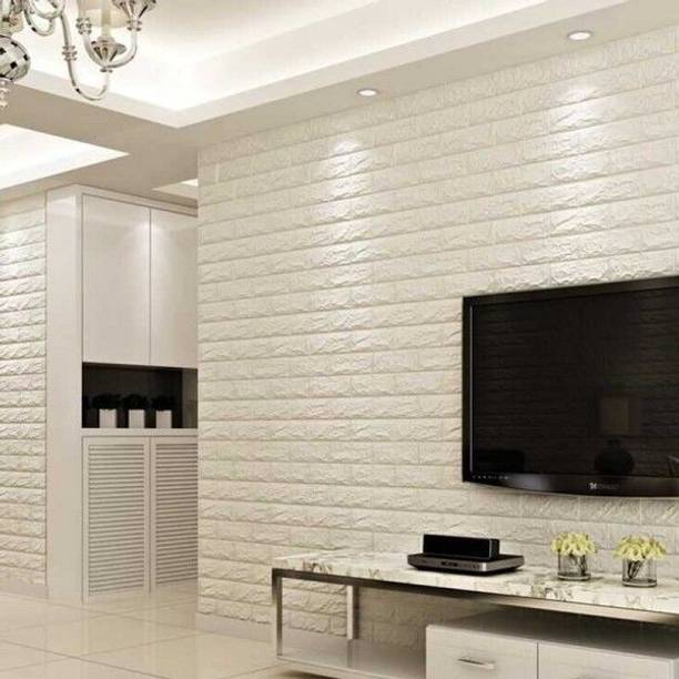 RENUKA ENTERPRISES 77 cm x 70 cm Decorative Embossed Wallpaper