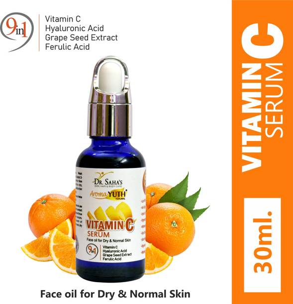 AromaYuth 9 in 1 Vitamin C Face Serum For- Glowing, Brightening, Young and Even Skin Tone