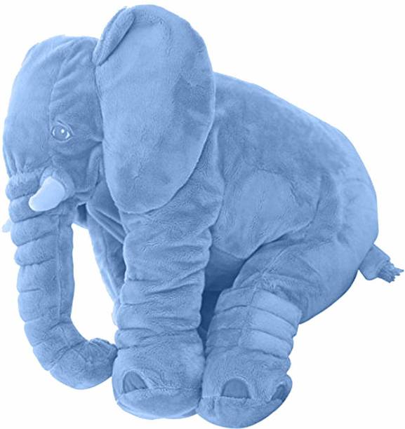 Nihan Enterprises Soft Stuffed Baby Elephant Shape  - 20 cm