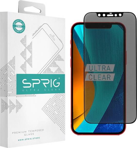 Sprig Edge To Edge Tempered Glass for Sprig Edge To Edge Tempered Glass for Apple iPhone 12, iPhone 12, iPhone 12 Pro (Pack of 1)